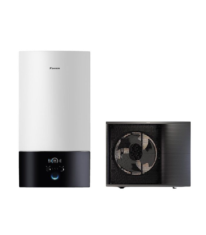 Šilumos siurblys oras-vanduo Daikin Altherma 3 R MT ELBH12E6V / ERRA08EW1 7.95kW - nuotrauka 1