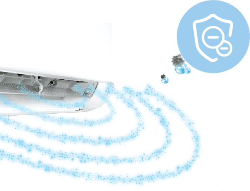 Šilumos siurblys Midea BREEZELESS E 3.6/3.8kW MSCB1BU-12HRFN8 / MOX103-12HFN8 6 Midea Breezeless E Air magic