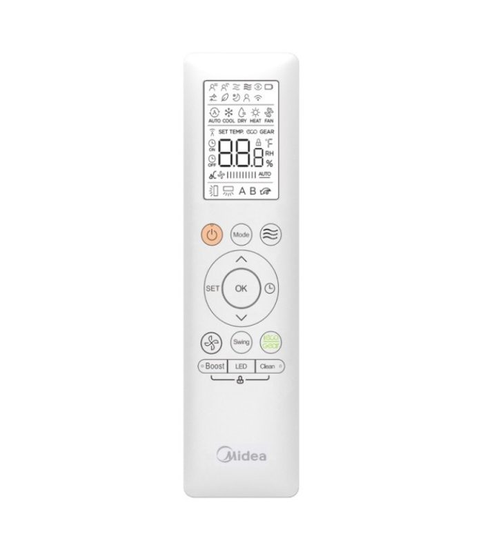 Šilumos siurblys Midea BREEZELESS E 3.6/3.8kW MSCB1BU-12HRFN8 / MOX103-12HFN8 5