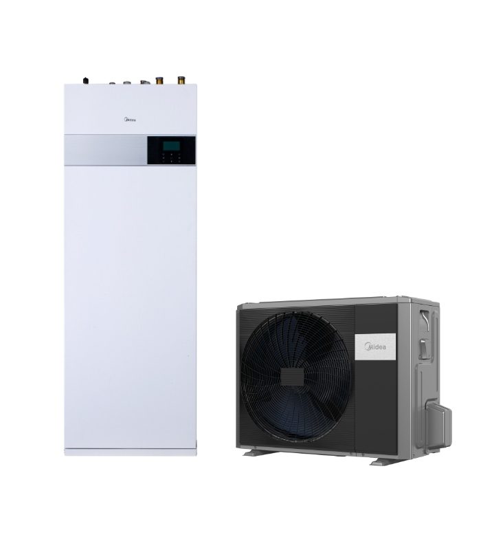 Šilumos siurblys oras-vanduo Midea M-thermal Arctic su boileriu 4.25/4.50kW - nuotrauka 1