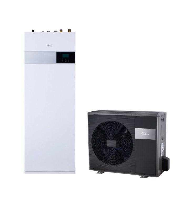 Šilumos siurblys oras-vanduo Midea M-thermal Arctic su boileriu 10.00/10.00kW - nuotrauka 1