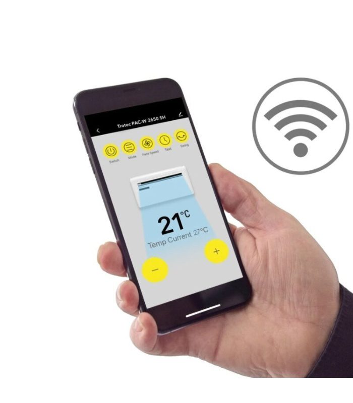 Oro kondicionierius monoblokas (be išorinio bloko) su Wi-Fi Trotec PAC-W 2650 SH 5