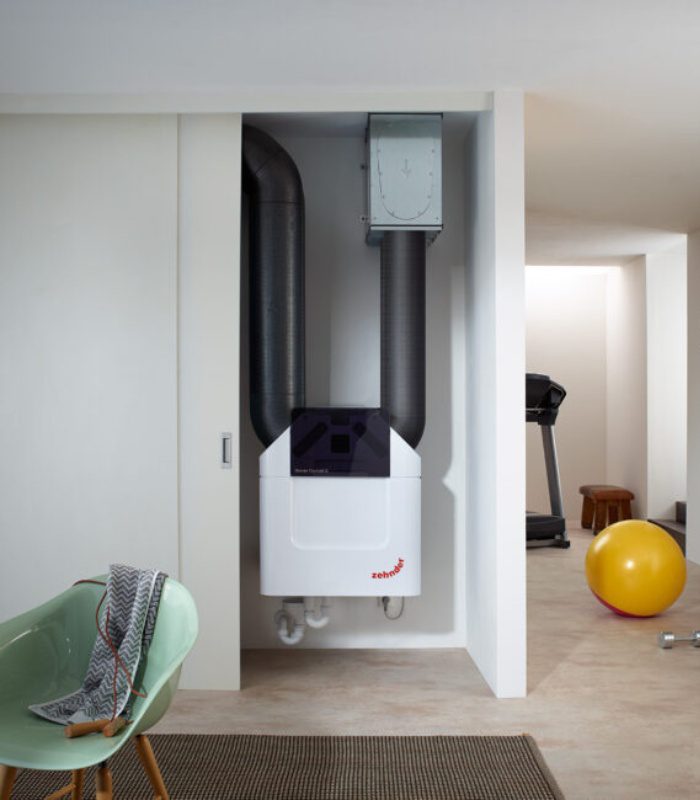 Rekuperatorius Zehnder ComfoAir Q 350 ERV TR plokštelinis entalpinis 4