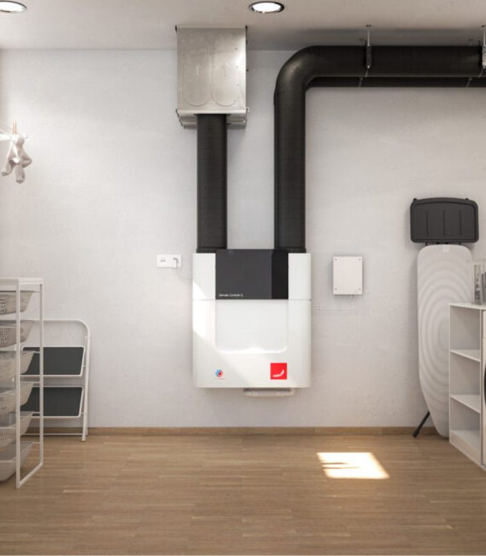 Rekuperatorius Zehnder ComfoAir Q 600 ERV ST plokštelinis entalpinis 3