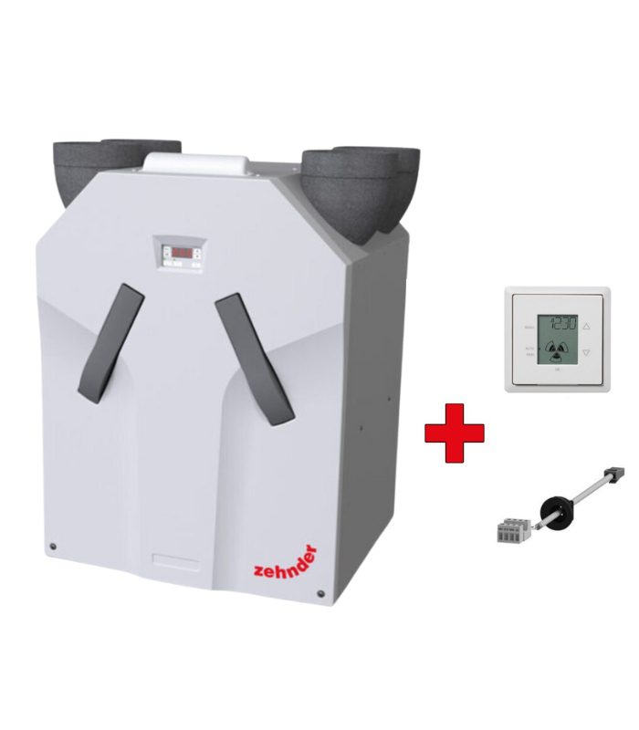 Rekuperatorius Zehnder ComfoAir 375 ERV plokštelinis entalpinis su valdymo pultu - nuotrauka 1