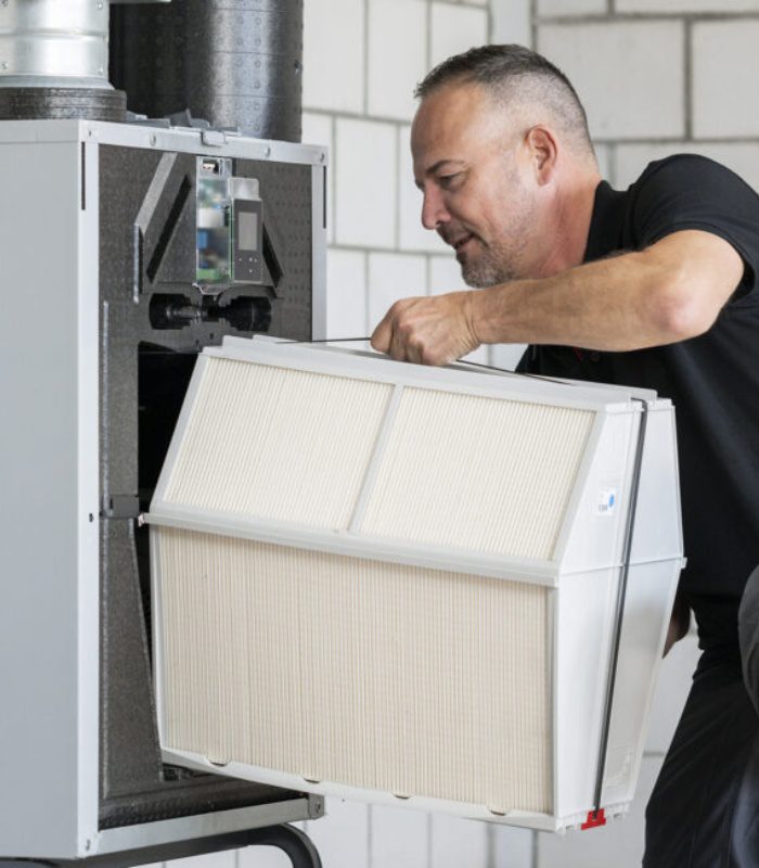 Rekuperatorius Zehnder ComfoAir Q 600 ERV ST plokštelinis entalpinis 5
